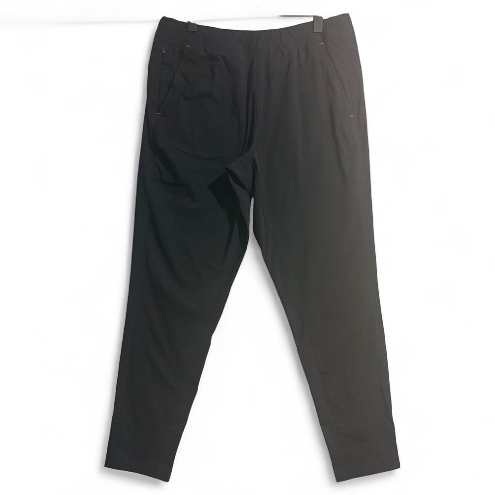 Eddie Bauer Mens Black Jogger Pants Athletic Windbreaker Size L